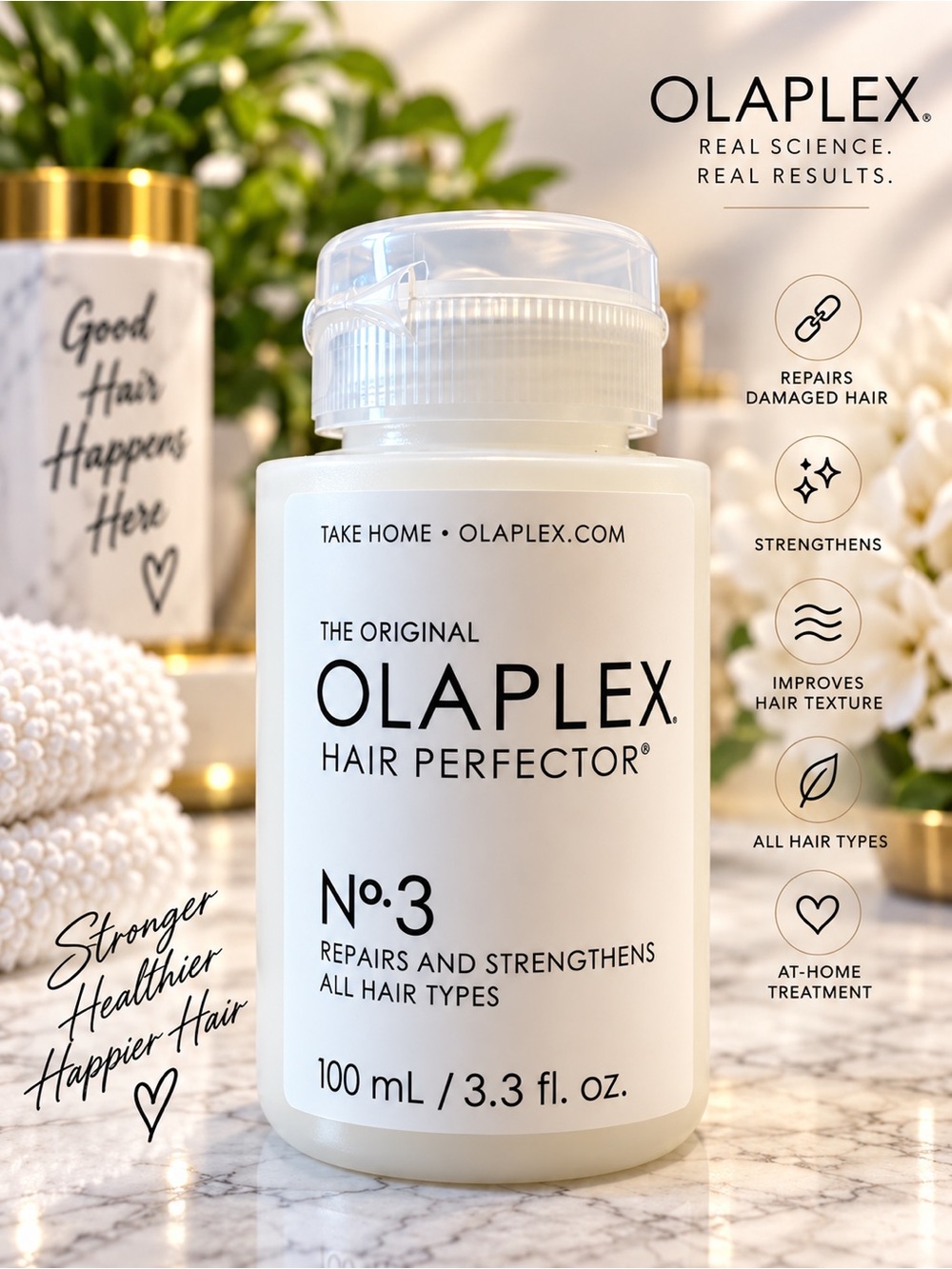 NWT OLAPLEX No.3 Hair Perfector 3.3 oz 100mL Factory Sealed